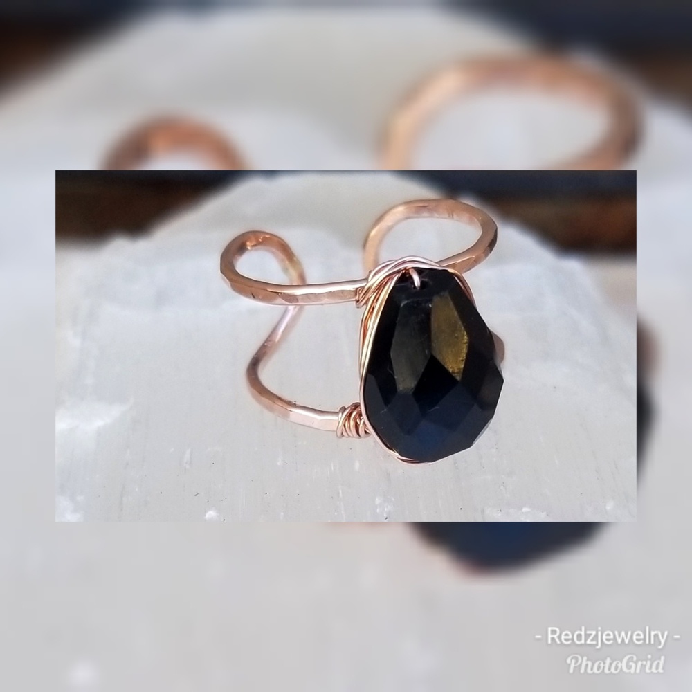 Black Onyx Handmade Ring